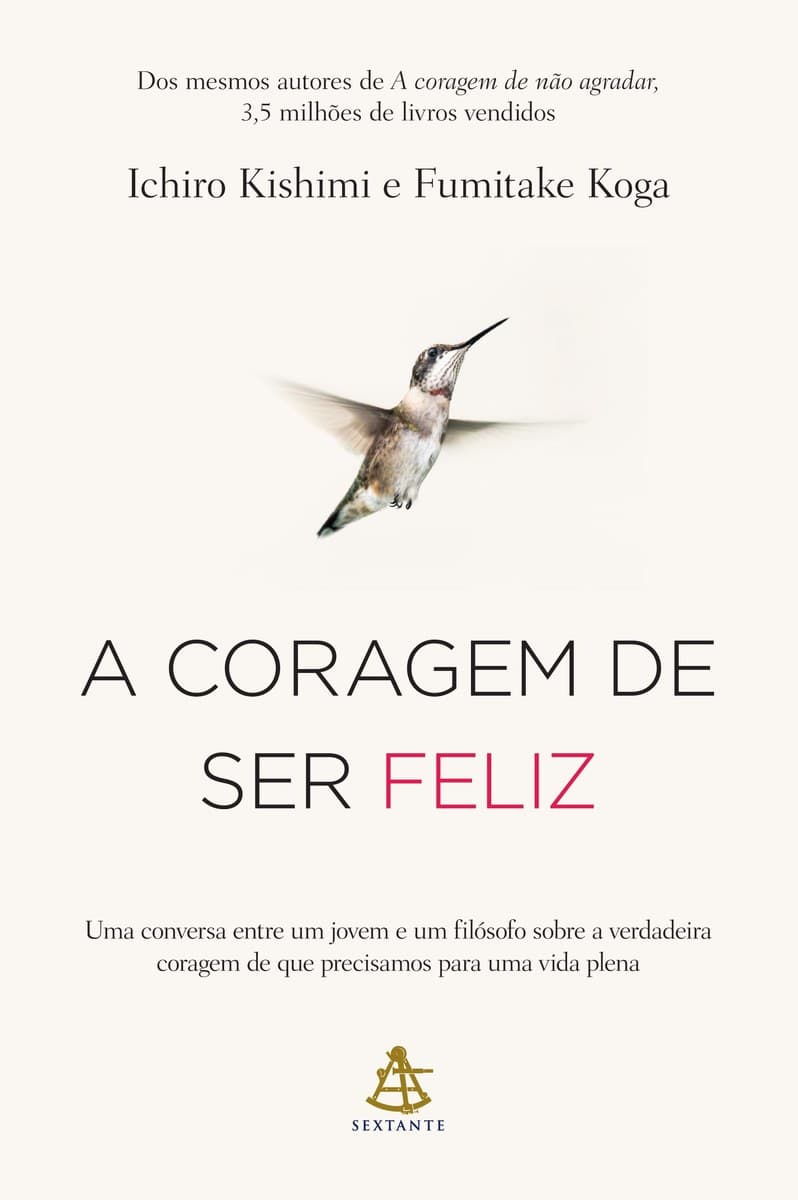 A Coragem de Ser Feliz — Capa do livro recomendado